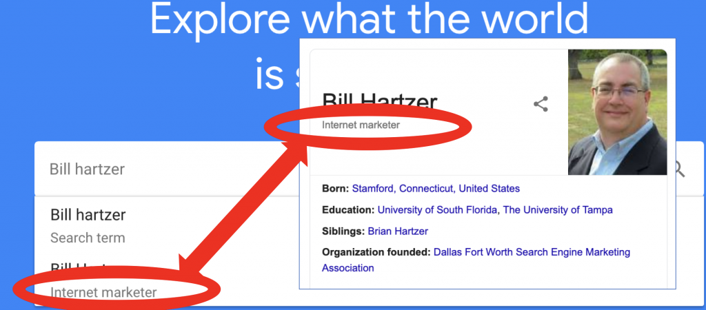 Bill Hatzer has a knowledge box